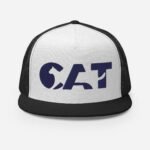 Cat Word Design 3D Puff - Trucker Cap