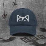 Cat Sliced Design - Distressed Dad Hat