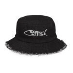 Catfish - Distressed denim bucket hat