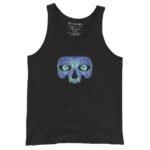 Skull Blue Artwork - Unisex Tank Top