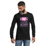 Valentine’s Day Unisex Long Sleeve Tee - You Are My Favorite Notification