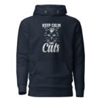 Keep Calm and Love Cats - Unisex Hoodie