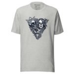 V Skull Lady - Unisex t-shirt