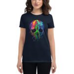 Skull Color Melting - Women's short sleeve t-shirt