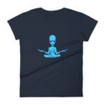 Alien Meditating - Women's short sleeve t-shirt