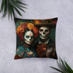 Mexican Dia de los Muertos - Basic Pillow