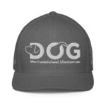 Dog Hat – When I needed a hand… Organic bucket hat