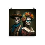 Dia de los Muertos Couple 4 - Poster