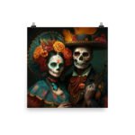 Dia de los Muertos Couple 5 - Poster