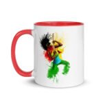 Rasta Oil Paint Style -Mug with Color Inside