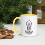 Yoga Design -Artwork Mug with Color Inside