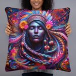 Psychedelic Indian - Basic Pillow